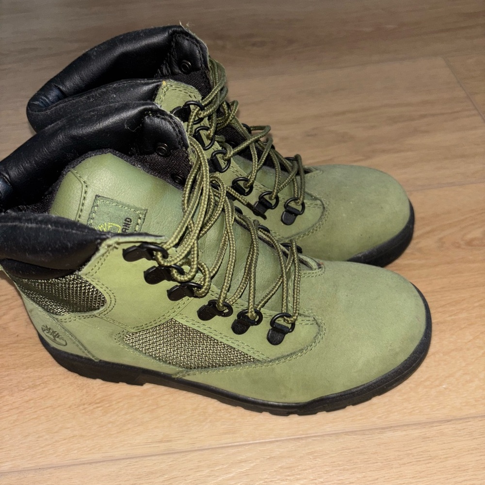 Timberland Kids Green Boots